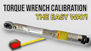 CALIBRATE YOUR TORQUE WRENCH IN UNDER 5 MINUTES NO SPECIAL TOOLS REQUIRED [upl. by Anaib]