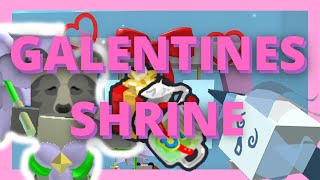 BEESMAS GALENTINES SHRINE  Roblox Bee Swarm Simulator [upl. by Hanad136]