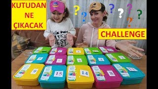 KUTUMDAN NE ÇIKACAK CHALLENGE YAPIYORUZELİF LERA YARIŞIYORÇOK EĞLENDİK [upl. by Nwhas]