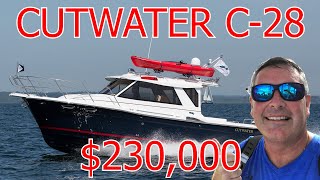 Cutwater C 28 Cruising Mini Yacht Great Value [upl. by Margarette]