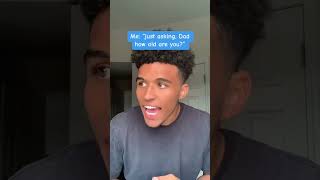 When you ask parents about their age😳parents age funny mom dad momlife memes shorts viral [upl. by Nuawed]