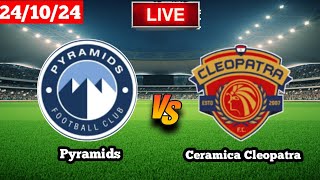 Pyramids vs Ceramica Cleopatra  Super Cup  Live Match Score Today HD Vivo [upl. by Haik]