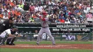 Mike Trout Slow Motion Home Run Baseball Swing  Hitting Mechanics John Mallee 1000 fps [upl. by Hamil]