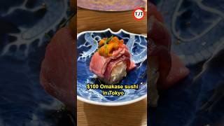 100 Omakase Sushi in Tokyo🍣 sushi japantravel japantrip [upl. by Eddina113]