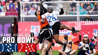 NFC vs AFC Flag Football  2024 Pro Bowl FINALE Game Highlights [upl. by Ahsinwad698]