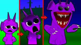 DURPLE PURPLE BECAME PHASE 3 MONSTER SAD STORY INCREDIBOX SPRUNKI Cartoon Animation [upl. by Fitzhugh307]