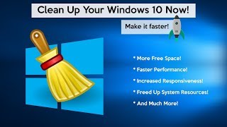 How to Clean Windows 10 Make Your PC Faster [upl. by Noivert]