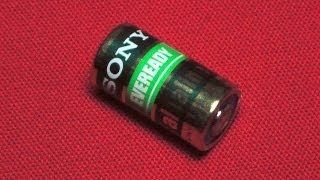 アルカリ電池 ソニー 4LR44型 6V レトロ乾電池 1970s Sony Eveready ALKALINE BATTERY [upl. by Isacco561]