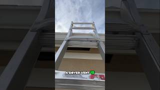 How to Clean a Clogged Dryer Vent Easily diy [upl. by Dyal]