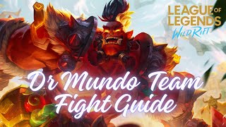 Dr Mundos Unstoppable Protection Kiting amp Teamfight Domination in Wild Rift [upl. by Nibbor]