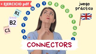 CONNECTORS and LINKING words en inglés GAME  Ejemplos ejercicios y explicación B1B2C1 [upl. by Oicirtap263]