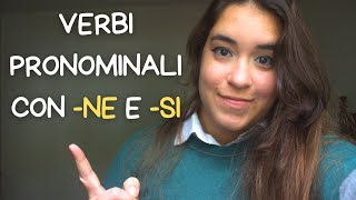 Verbos Pronominais com NE e SI no italiano [upl. by Medarda788]