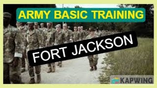 Army Basic Training Part 1 Arriving On The Bus At Fort Jackson  Everything You Need to Know [upl. by Johna64]