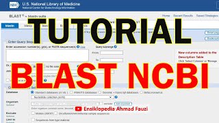 Tutorial Cara Melakukan BLAST NCBI Basic Local Alignment Search Tool [upl. by Plume]