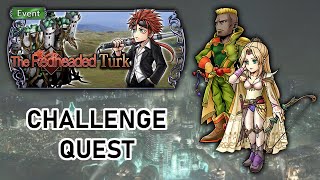 DFFOO Challenge Quest The Redheaded Turk  Lightning Rosa Leo [upl. by Sirtimed]