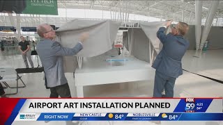 Indianapolis airport announces plan for new art installation [upl. by Akiehsal91]