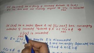 4 Theorem on connected subset of metric space Part 2  Metric Space  in Hindi  Ravina Tutorial [upl. by Alian]