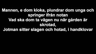 Aki  När solen går ner feat Kapten Röd Lyrics [upl. by Adroj]