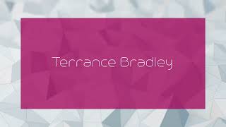 Terrance Bradley  appearance [upl. by Doty214]