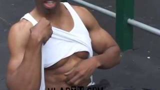 Exclusive Street Workout Featuring Mysonne quotSitupsquot [upl. by Atsahs]