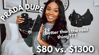 BEST PRADA REEDITION 2005 NYLON BAG DUPE  STEVE MADDEN BVITAL BAG REVIEW PROS amp CONS [upl. by Alyson]