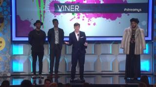 Thomas Sanders Wins Viner  Streamy Awards 2016 [upl. by Applegate]