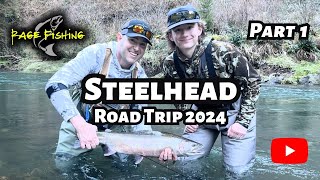 STEELHEAD ROAD TRIP 2024 PART 1  DAVE BRADEN AND I HIT THE ROAD LOOKING FOR WINTER STEELHEAD [upl. by Yettie]