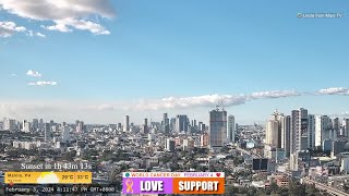 PHILIPPINES Live Camera Feb 3 2024 SAT 1200PM EDSA Manila Skyline Weather Sunset CAM [upl. by Iormina]