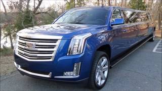 Brand New Blue Stretch Cadillac Escalade [upl. by Cappella143]