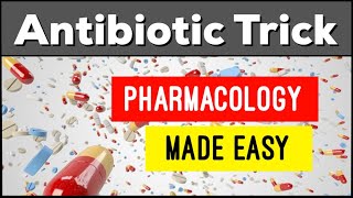 Antibiotic Class and Drug Name Trick  Pharmacology Made Easy Nursing USMLE [upl. by Nirot]