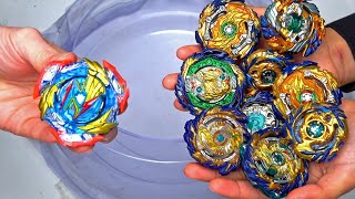 ULTIMATE VALKYRIE vs ALL FAFNIR BEYBLADES  Beyblade Burst Evolution Battle [upl. by Maccarone33]