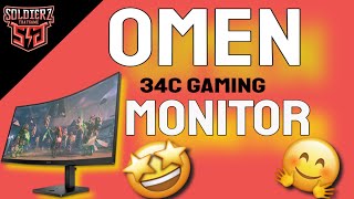 🔴 HP OMEN 34c 165Hz QHD Curved Gaming Monitor  The Best Monitor for work amp Gaming‼️ [upl. by Dloreg]