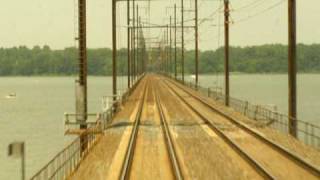 Amtrak NEC Track 3 SB GUNPOW Interlocking and bridge [upl. by Sofia]