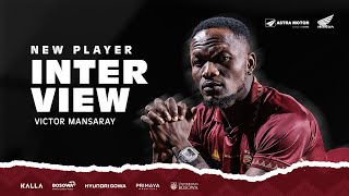 Mengenal Lebih Dekat Victor Mansaray Pemain Baru PSM Makassar  Interview [upl. by Susannah]