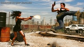 Gun Kata Parkour Fight  Matt Mullins [upl. by Harwill]