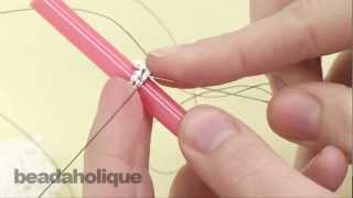 How to Do Tubular Herringbone Bead Weaving [upl. by Enimrej]