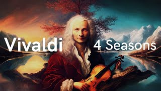 Four Seasons  Antonio Vivaldi A Musical Journey through Natures Beauty amp AI art  Music for brain [upl. by Von]