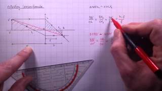 Optica7A Lenzenformule afleiding [upl. by Cheston577]