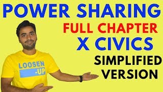 POWER SHARING FULL CHAPTER  CLASS 10 CBSE DEMOCRATIC POLITICS [upl. by Ybot892]