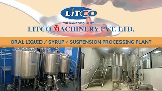 Oral Liquid  Syrup  Suspension Manufacturing Plant [upl. by Neivad606]