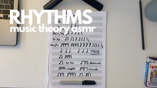 ASMR How to RHYTHM asmr music theory [upl. by Eninaj]