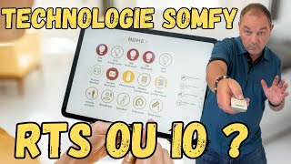 Technologies SOMFY RTS ou SOMFY IO  somfy domotique tahoma [upl. by Kcirttap]