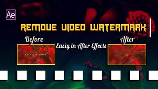 How to Remove Watermarks from Video in After Effects [upl. by Saideman]