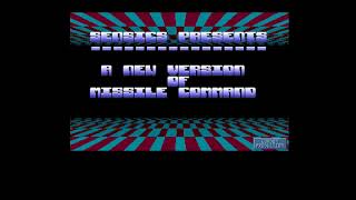 Sensics  Missle Command Cracktro 1991 Amiga Intro [upl. by Elyr]