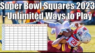 2023 Super Bowl Squares Unlimited  How to use the new spreadsheet [upl. by Coretta]