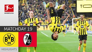 Haller amp Dortmund Celebrate 5 Goals vs SCF  BVB  SC Freiburg  Highlights  Bundesliga 202223 [upl. by Pattin]