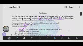 solved Practical Based AssesmentPBA of 1st year chemistry Federal board 2024 [upl. by Dewie669]