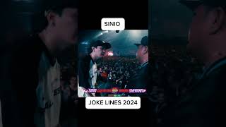 Sinio Joke Lines 2024 viralvideo video youtube fliptopbattles 1million [upl. by Desirae]