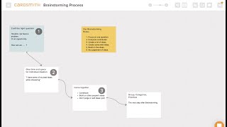 How to Brainstorm with your Remote team using Cardsmith and Zoom  Cardsmith [upl. by Nylarad14]