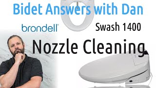 Brondell Swash 1400 How to Clean Bidet Nozzle  Bidet Answers with Dan [upl. by Adliwa287]